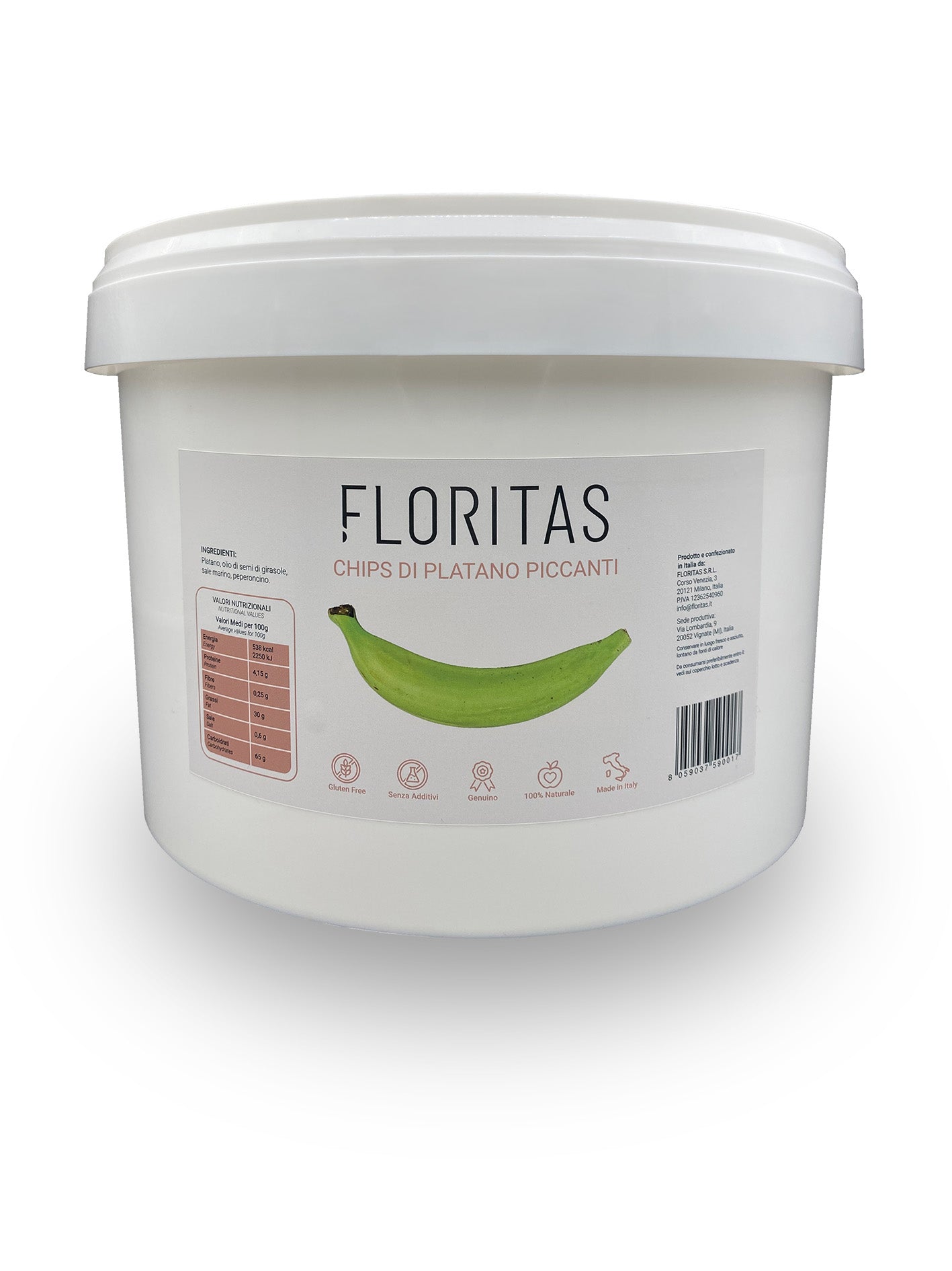 Chips di platano piccanti Ovaladas