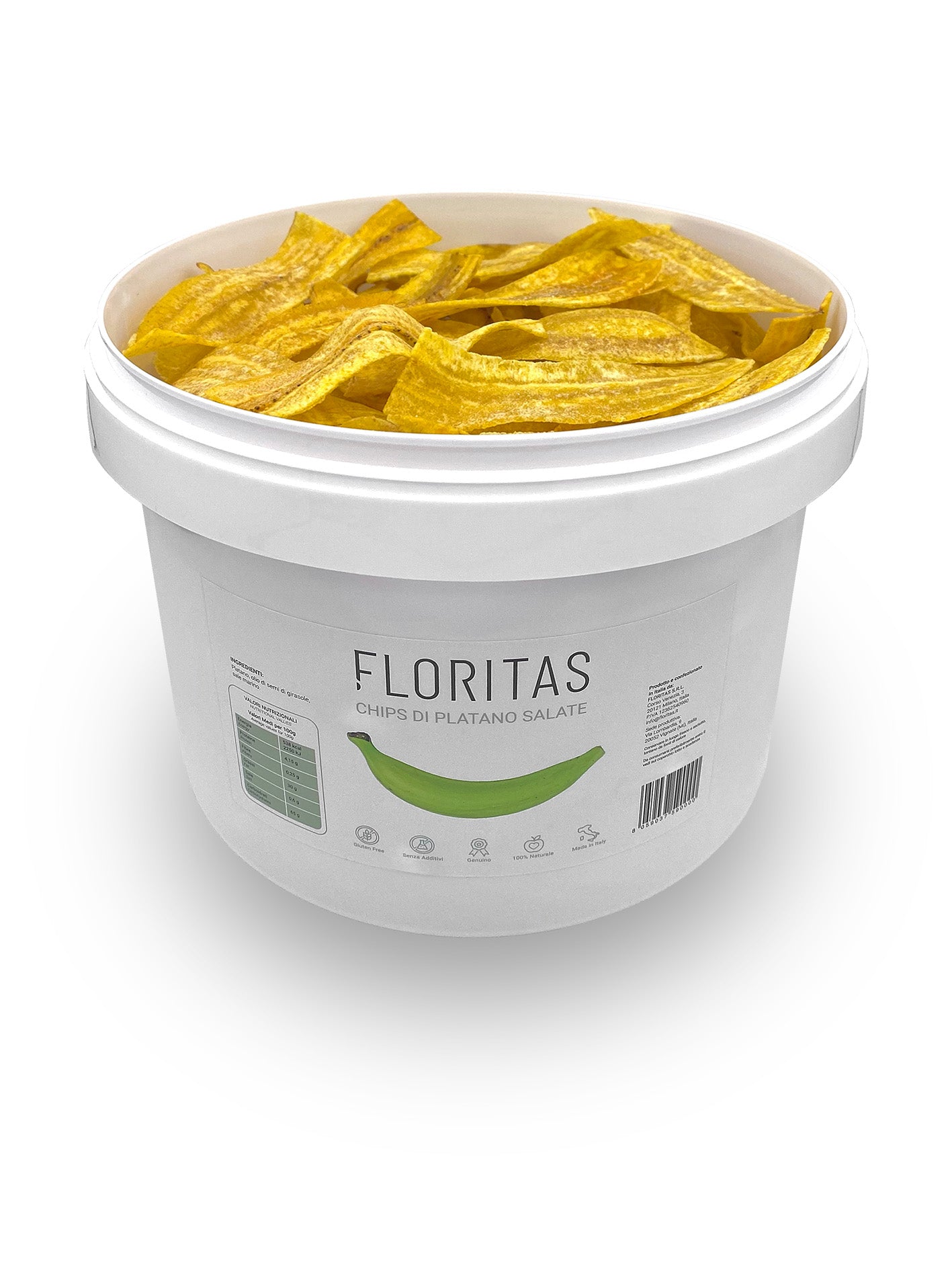 Chips di platano salate Tajaditas