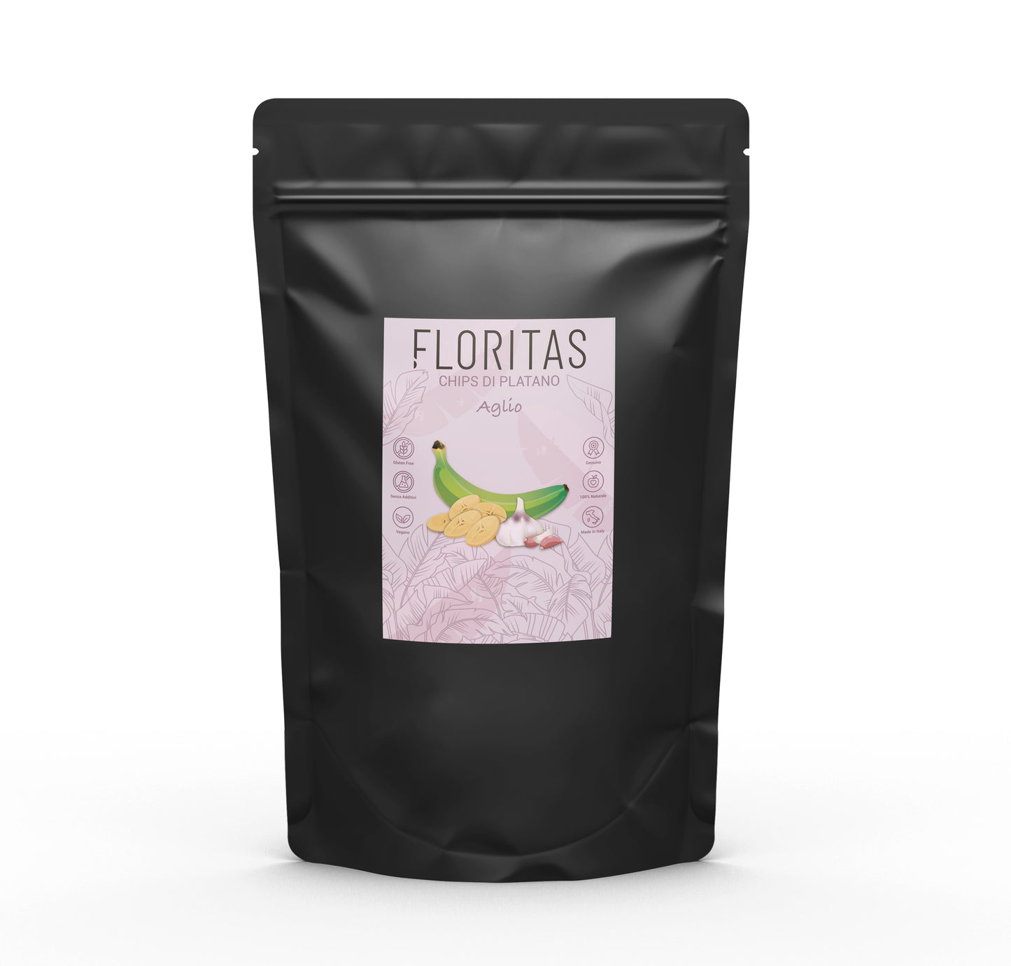 Chips di platano aglio Ovaladas Floritas 100g